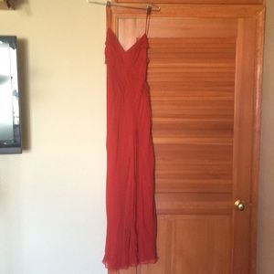 Red long dress.. worn once